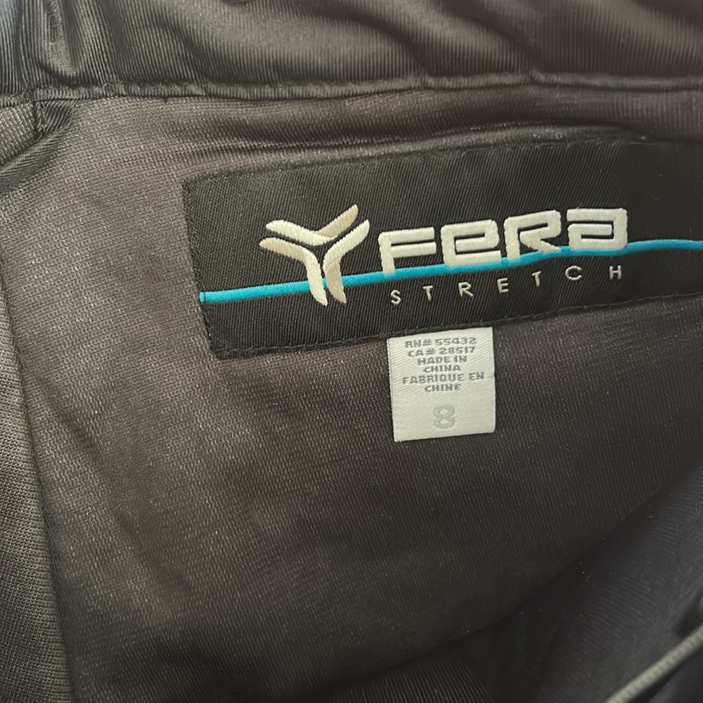 Fera Jr Britney Snow Pants in Black Sz 8 - Picture 3 of 8